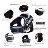 Dog Adjustable Nylon Personalized Harness