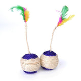 Cat Sisal Scratching Ball Training Interactive Toy