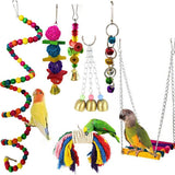 12Pcs Bird Cage Toys