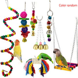 12Pcs Bird Cage Toys