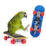 Mini Skateboard Bird Training Toys