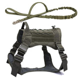 Military Dog Harness and Leash Set