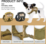 Small Dog Adjustable Tactical Vest