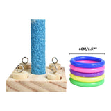 Parrots Training Plastic Rings Toys