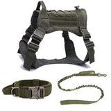 Military Dog Harness and Leash Set