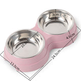 Dog Feeding Twin Bowls