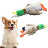 Dog Squeak Sound Plush Duck  Toy