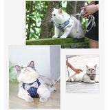 Adjustable Cat Harness and Leash Set