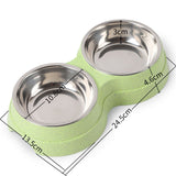 Dog Feeding Twin Bowls