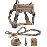 Military Dog Harness and Leash Set