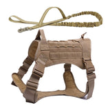 Military Dog Harness and Leash Set