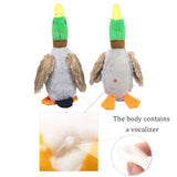 Dog Squeak Sound Plush Duck  Toy