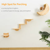 Wall-mounted Pet Wood Furniture Scratching Toy