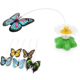 Pet Electric Butterfly Flying Toy