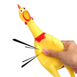 Chicken Squeeze Sound Dog Toy