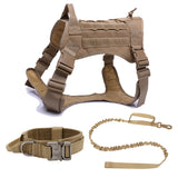 Military Dog Harness and Leash Set