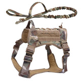 Military Dog Harness and Leash Set