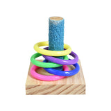 Parrots Training Plastic Rings Toys