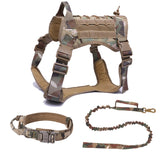 Military Dog Harness and Leash Set