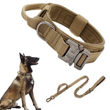 Military Dog Harness and Leash Set