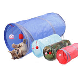 2 Holes Play Tube Funny Cat Toy