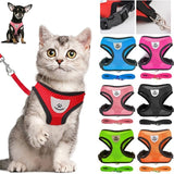 Cat Dog Adjustable Vest Harness