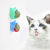 Catnip Balls Wall Stick-on Ball Toys