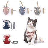 Adjustable Cat Harness and Leash Set