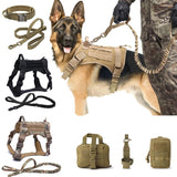 Military Dog Harness and Leash Set