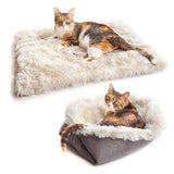 Dual-Purpose Plush Pet Mattress